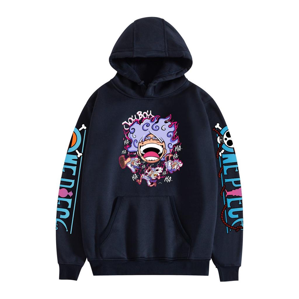 New Fashion ONE PIECE Anime Hoodies Cartoon Printed Sweatshirts Casual Long Sleeve Tops for Men Women