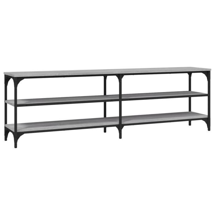 VidaXL Meuble TV sonoma gris 160x30x50 cm bois d'ingénierie 826752