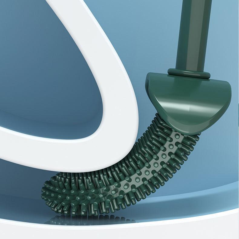 Toilet Cleaning Brush Without Punching, Wall Mounted Toilet Brush with No Dead Corners, New High-end Household Toilet Cleaning Brush Tool