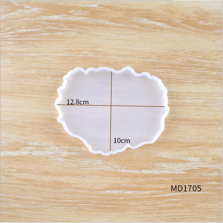 1Pcs Wave Coaster Table Mold Silicone Diy Baking Mirror Resin Cloud Epoxy Mold