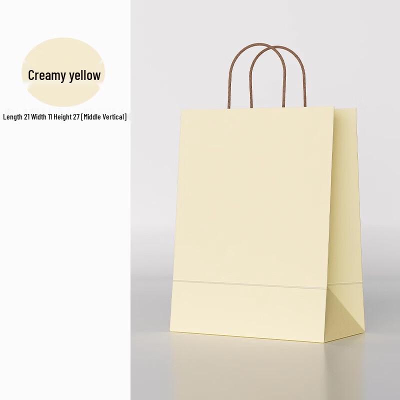 Cream Style Kraft Paper Tote Bags