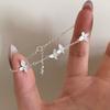 925 Silver Butterfly Bracelet for Girl Bead String Design Insect Fashion Versatile Jewelry Gift