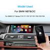 AUTOABC Wireless CarPlay Android Auto For BMW 5 Series F10 F11 2012-2017 CIC NBT Radio Multimedia Playback Airplay Navigation