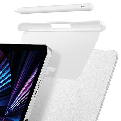 Spigen iPad Pencil Case with Magic Keyboard and Pencil Holder for Apple Pencil, Slim and Thin Design, Protective and Loss Prevention, APP06266 (White)