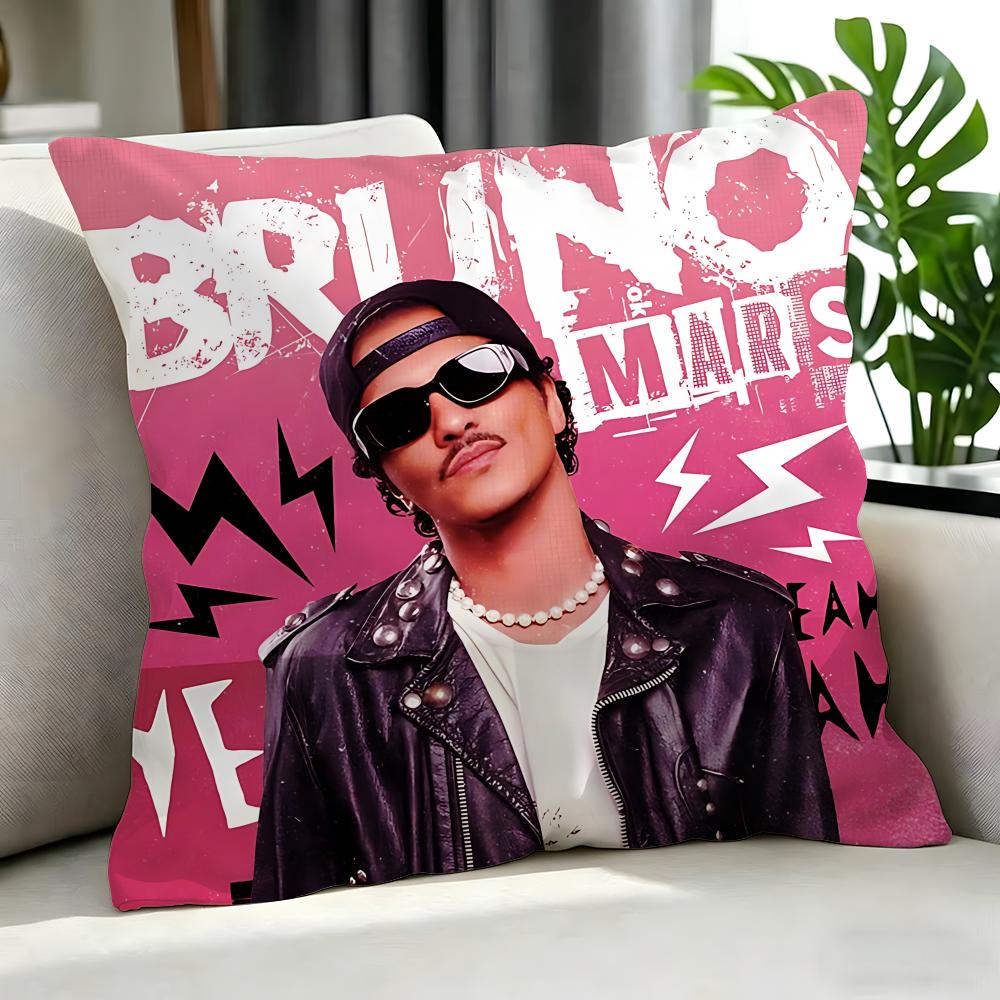 Sänger - Bruno Mars Kissenbezug Kissenbezug-Set 4 Stück 50x50 45x45 40x40 Kissenbezug Dekorativ Sofa Heimdekoration