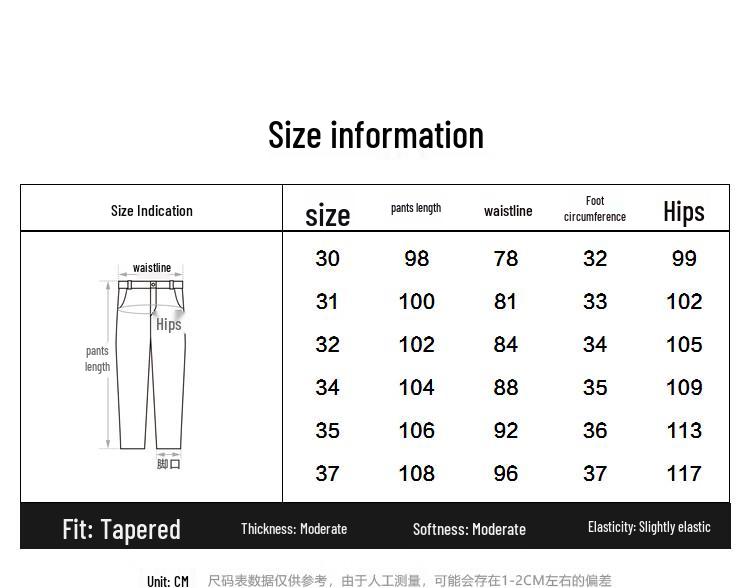 PEACEBIRD Men's Fashion Topstitch Tapered Jeans