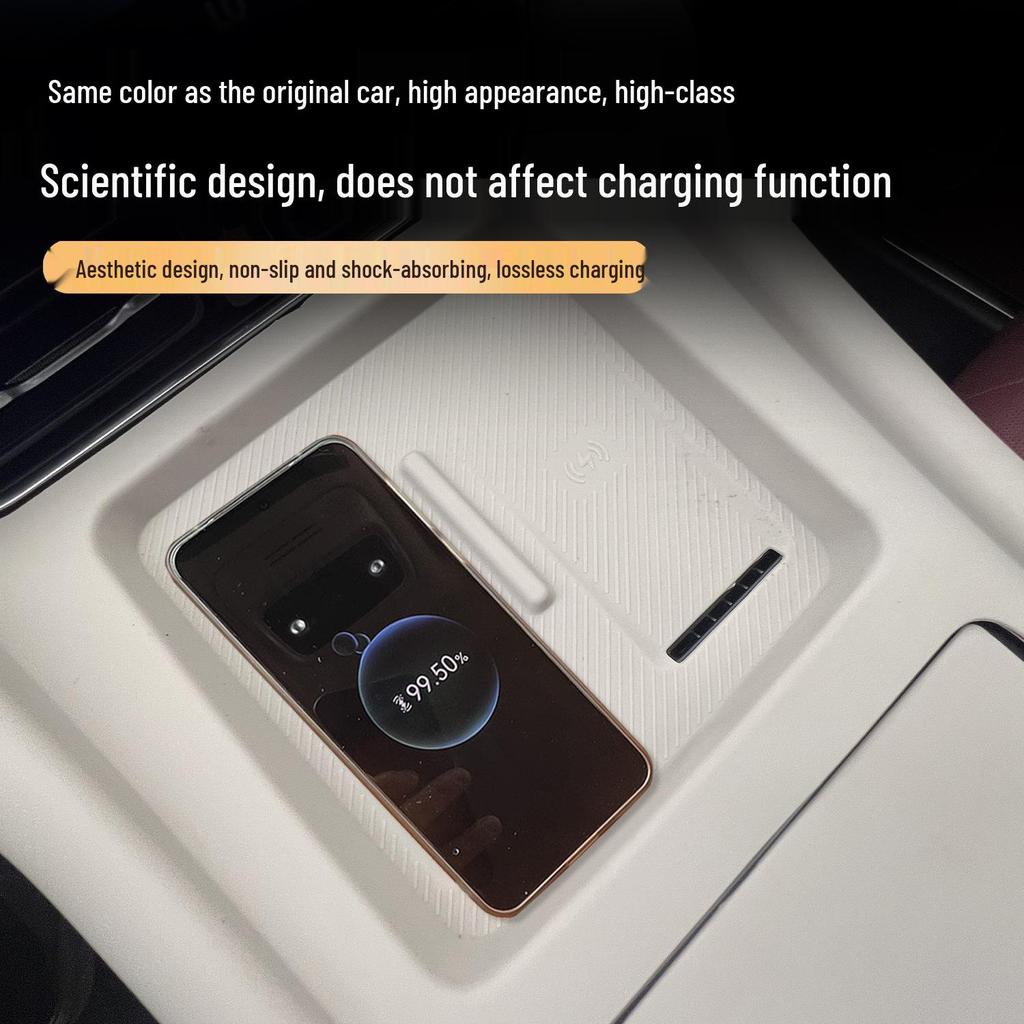 Silicone Anti-Slip Center Console Pad & Wireless Charger for AITO M8