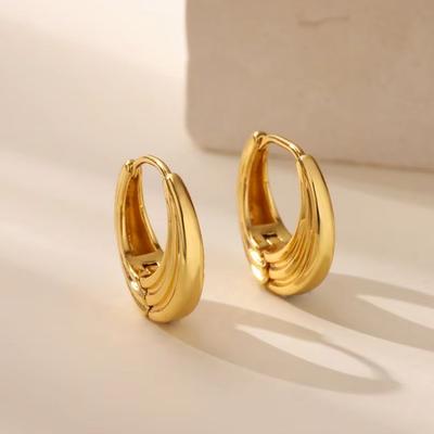 Minimalist Vintage Stainless Steel Earrings For Women Gold Color Geometric Earring Wedding Party Jewelry Best Friend Gifts
