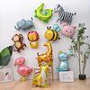Animal Aluminum Film Balloon Leopard Sitting Giraffe Lion Crocodile Zebra Arrangement Party Decorative Balloon