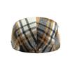 Herbst karierte Baskenmütze, weiblicher britischer Stürmerhut, männlicher Stürmerhut, Malerhut, Schirmmütze