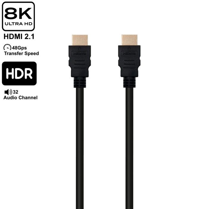 Câble HDMI 2.1 - EWENT - EC1322 - Haute vitesse avec Ethernet - 8K - 3M - Noir