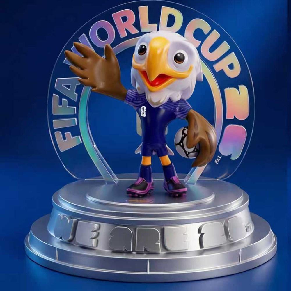 2026 World Cup Mascot FIFA Official License 15cm Maple Freedom Clutch Fan Souvenir Figure Gift Desk Decor PP15 - Miniature/Model
