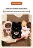 Cute Black Cat & Calico Cat Plush Dolls - Children's Gift & Desk Companion
