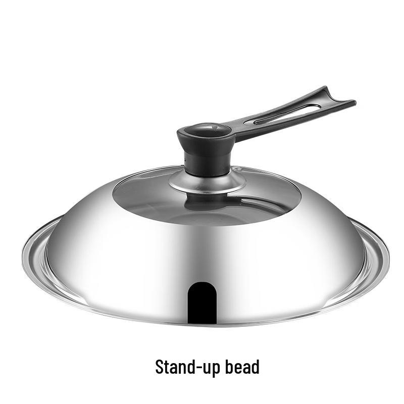 

34cm Stainless Steel Pot Lid with Standable Handle