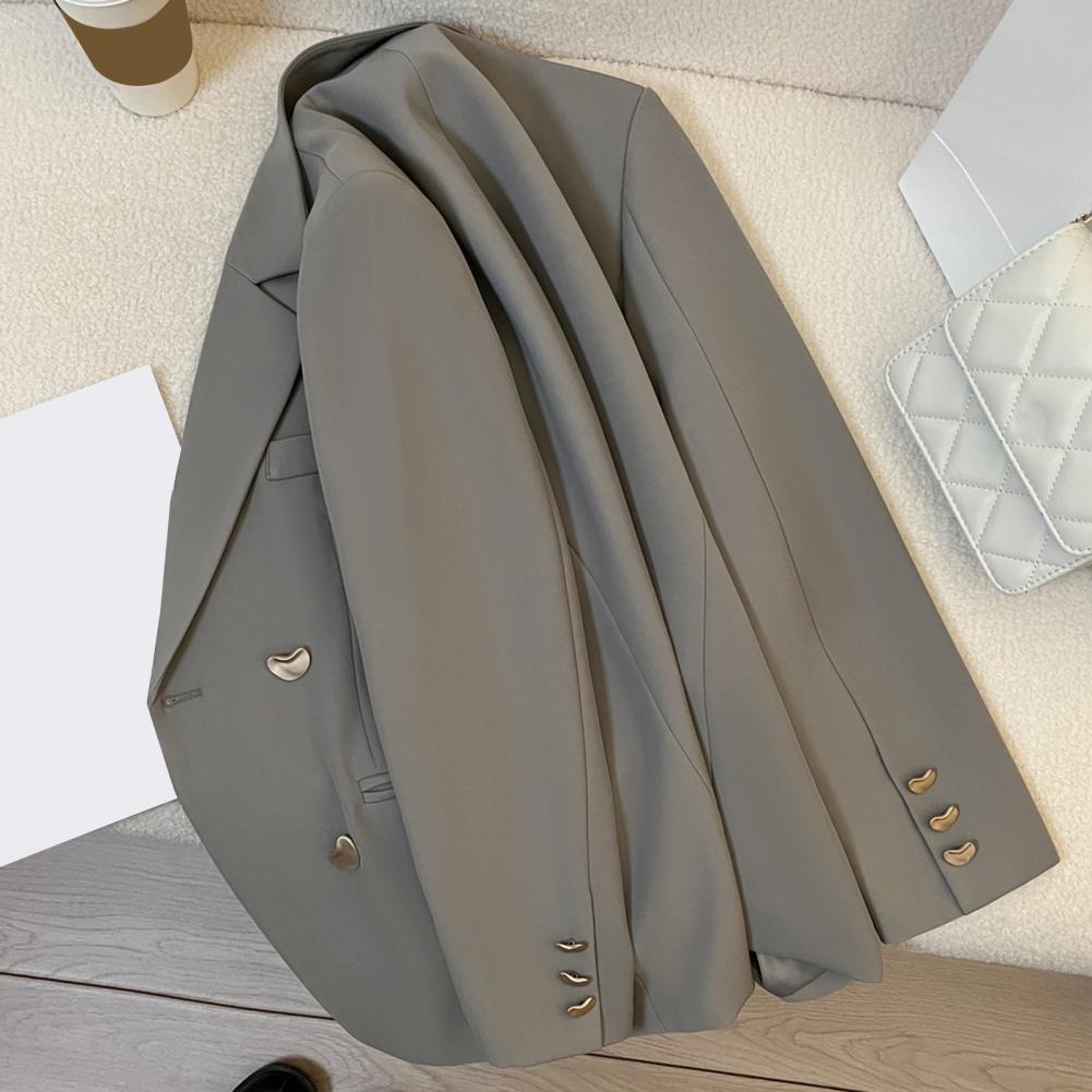 Women's Everyday Suit Workplace Lady Blazer Jacket Trendy Relaxed Fit Fit Female Coat Spring Autumn Clothes for Work Plus Leis Practical Use