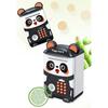 Electronic Piggy Bank With Fingerprint Recognition Password Cartoon Panda Money Bank Auto Scroll Money Saving Box Gifts For Kids