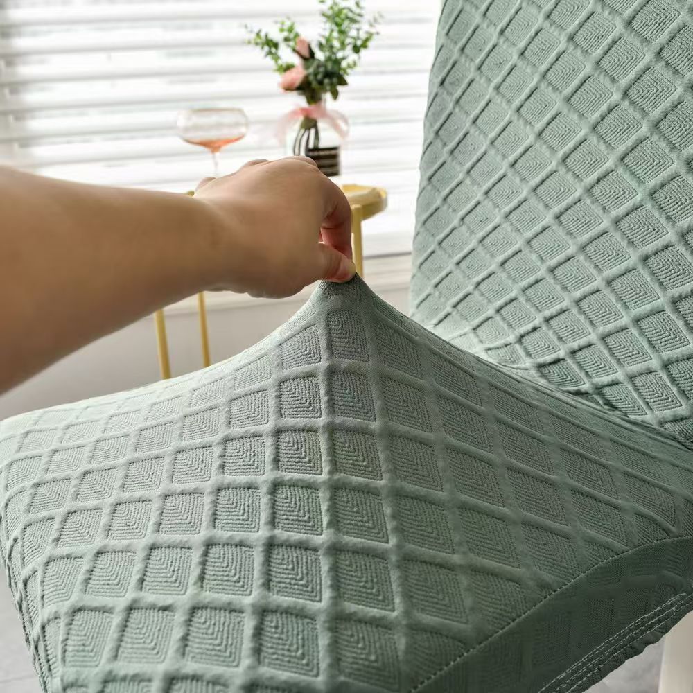 Roztažitelný žakárový potah na židli, Pružný potah na židli, Prachotěsný, Jednobarevný, Dekorace interiéru, Kancelář, Nejlevnější