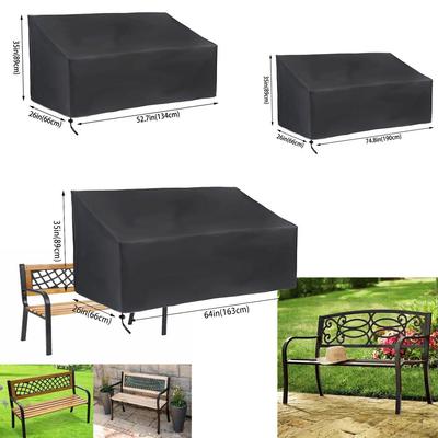 Wasserdichte Outdoor-Bankabdeckung für 2/3/4-Sitzer, Sofa, Sessel, Tisch, Staubschutz