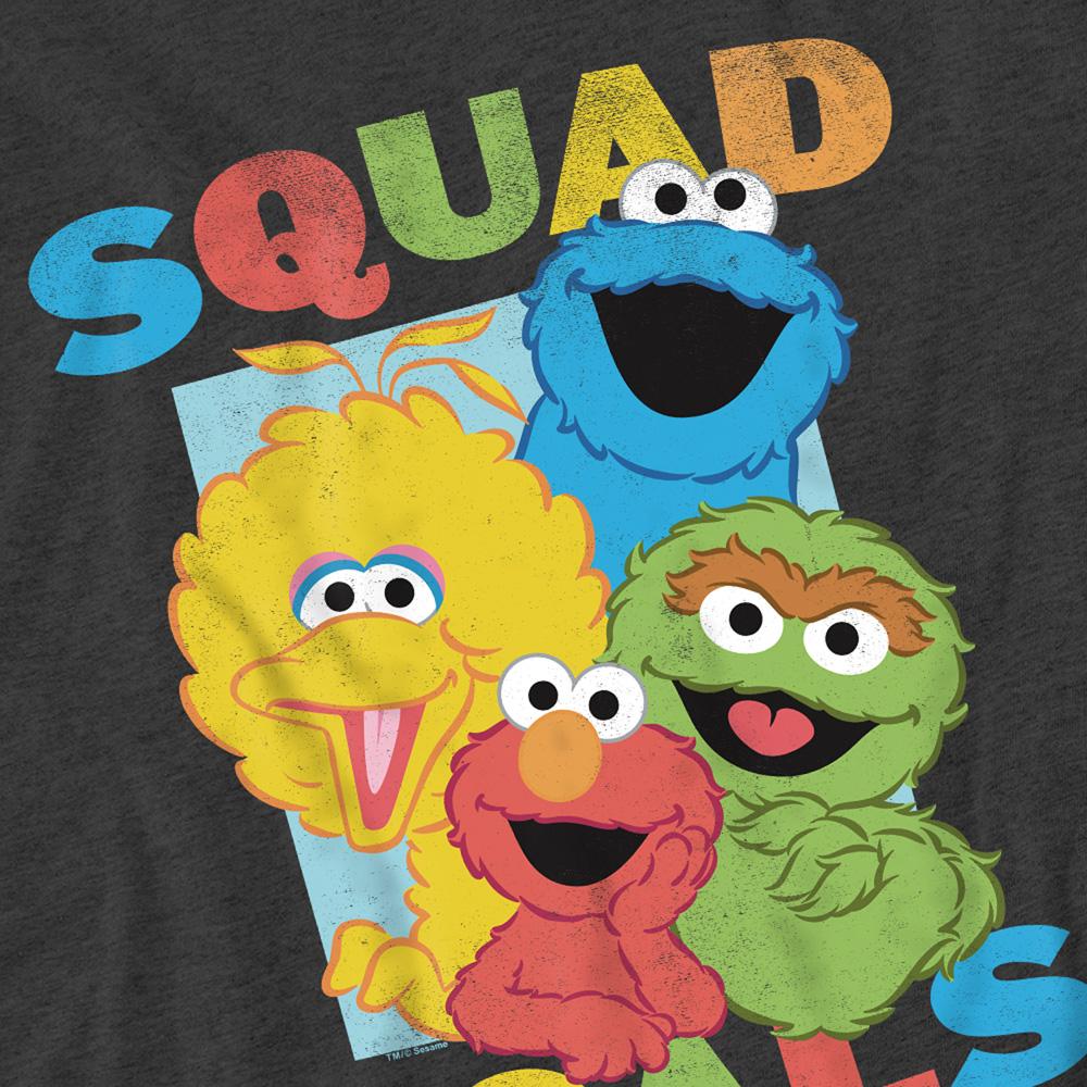 Sesame Street Unisex Adult Squad Goals T-Shirt