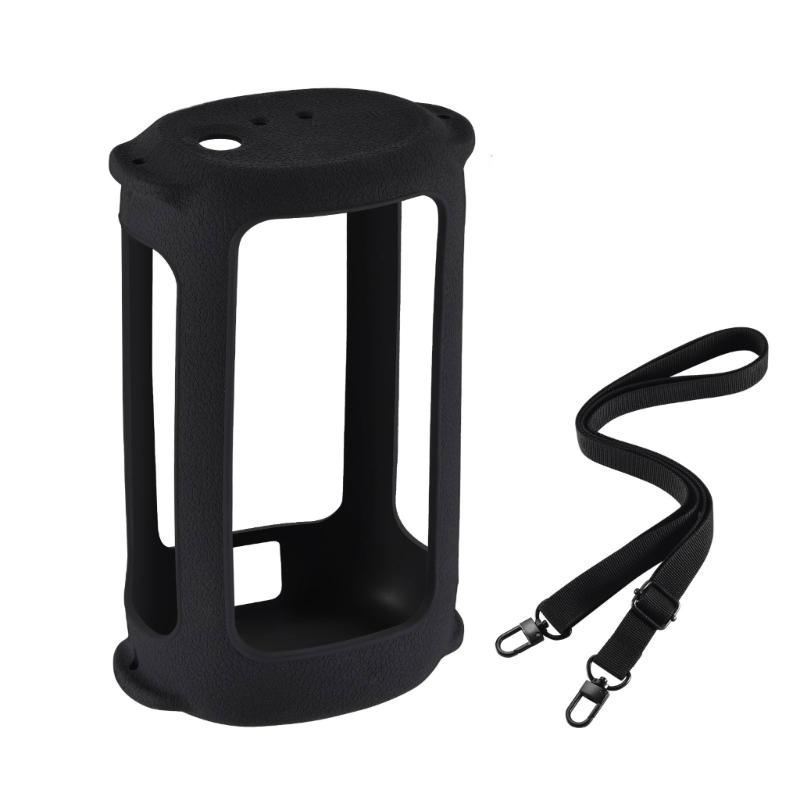 Silikonhülle für EVERBOOM Drahtlosen Bluetooth-kompatiblen Tragbaren Lautsprecher Abdeckung mit Verstellbaren Schultergurten