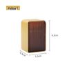 Wall-Mounted Flip-Top Toothpick Holder - Creative Plastic Design for Home and Restaurant