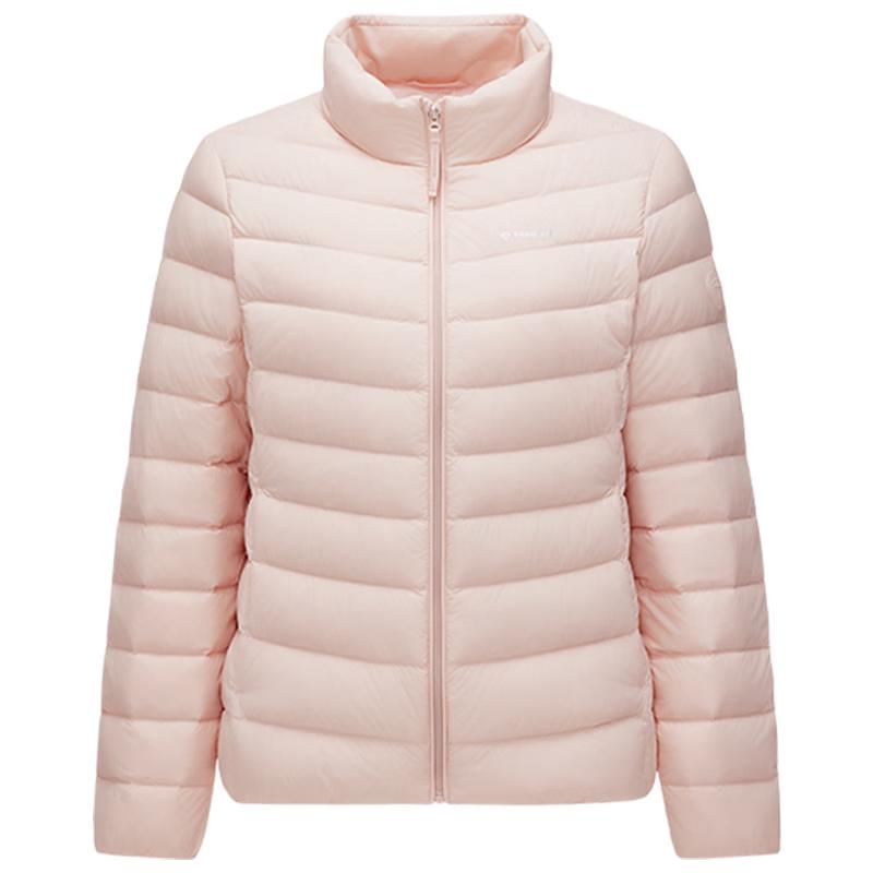 Tanboer Women's Lightweight Stand Collar Short Down Jacket TB60330266