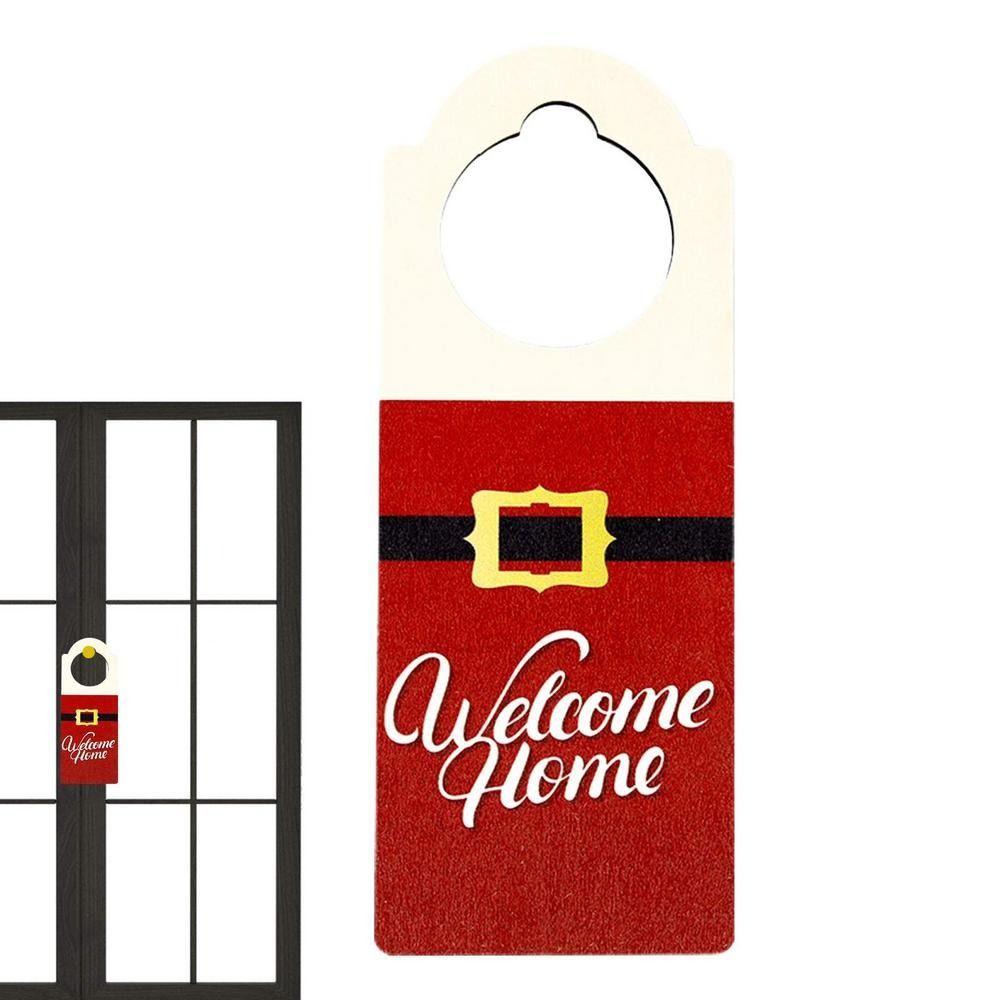 Snowman Christmas Doorknob Hanger Hanging Christmas Pendant Creative Christmas Decorations  Festive