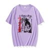 Japonský Démon Anime Punk Goth Tričko Volné Streetwear Harajuku Letní Móda Dámské Ležérní Estetické Kreslené