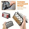 Mini Chess Set Travel Board Game Magnetic Portable Small Folding Pocket Chess Games For Kids And Adult