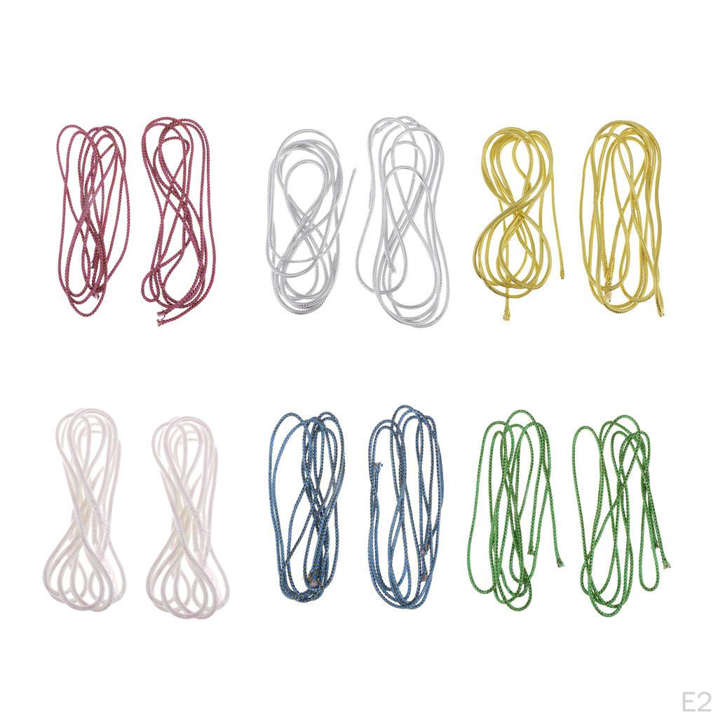 2 Pcs/lot Vivid Tying Material Elastic Mylar Cord