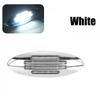 Truck Trailer Side Marker Light 24LED Oval Chrome Base 12V Reverse Singnal Lamp RV Motorhome Van LED Clearance For Truck Bulbs 7
