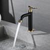 Bathroom Basin Faucet Single 304 Stainless Steel Cold Water Bathroom Sink Faucets Black and Gold  Single Handle Washbasin Tap