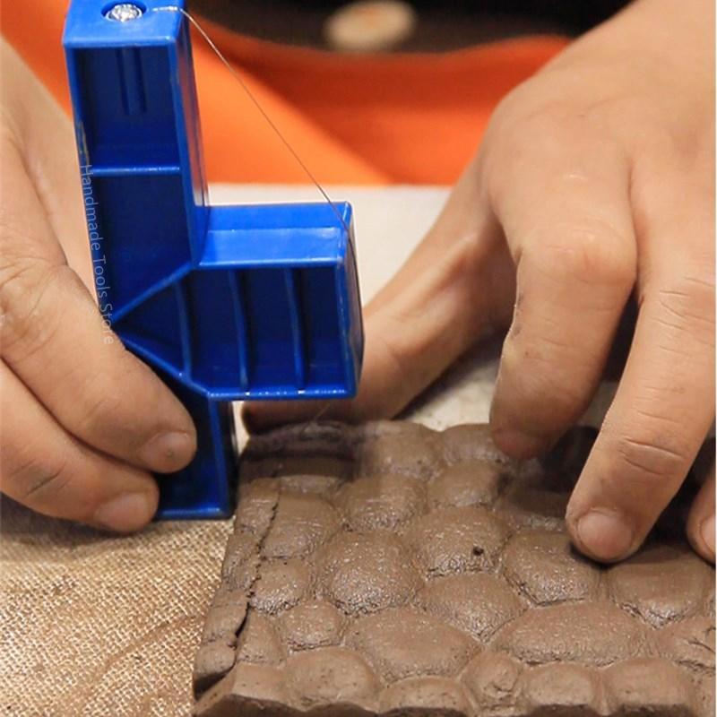 Pottery Clay Angle Cutting Tools Ceramic Bevel Cutter Mud Finishing Tool Soft Clay Polymer Clay Board Stitching Modeling Tools