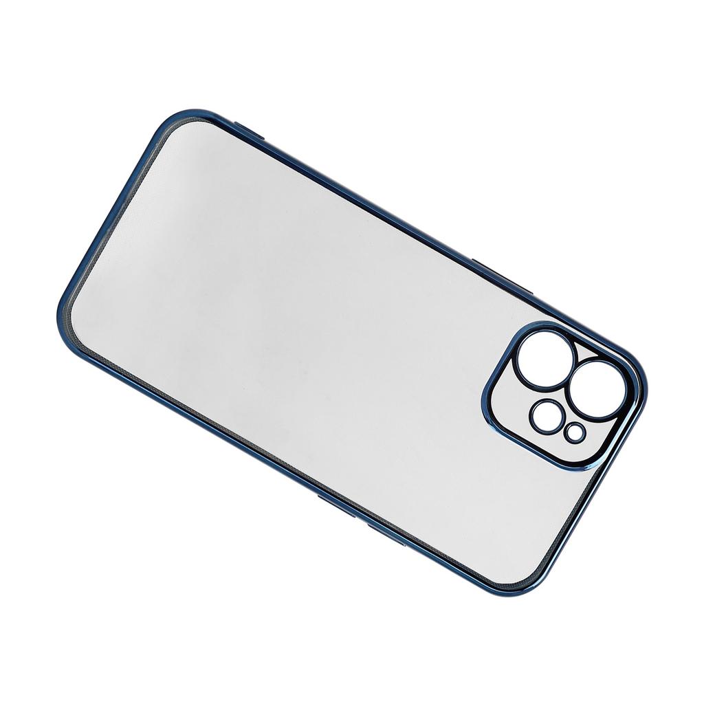 SULADA Mobile Phone Covers Electroplating TPU Full Body Phone Case for iPhone 12Mini Blue