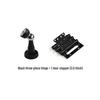 Black Magnetic Door Lock with Silent Handle for Bedroom