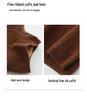 Women's High Neck Loose-Fit Cashmere Sweater - Soft, Slimming, Solid Color, Fluffy Knit Pullover Base Layer.