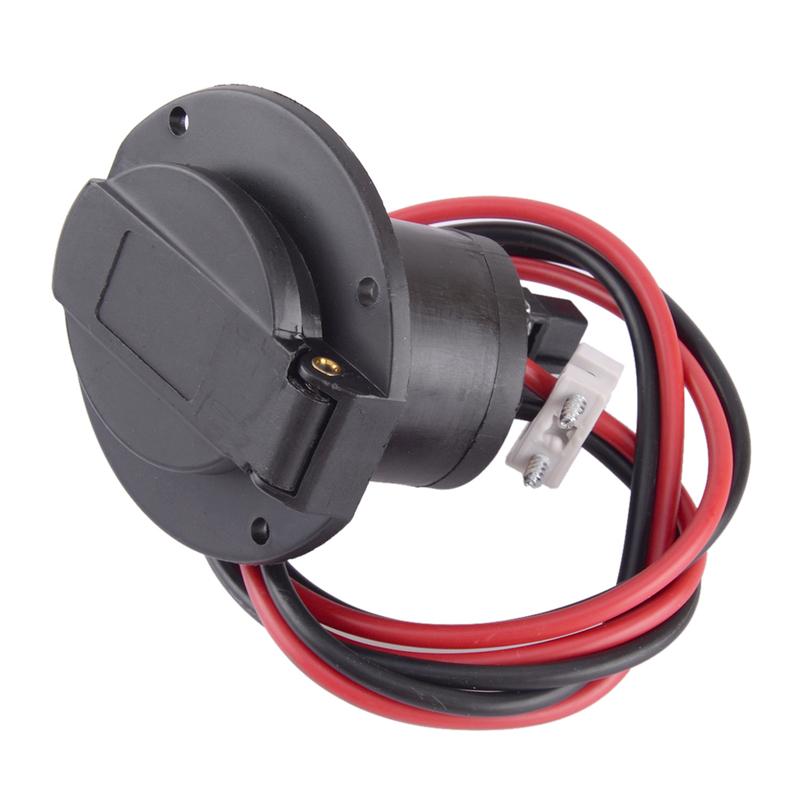 36V 48V Electric Golf Cart Charger Receptacle Charging Socket Fit for Yamaha Star Car Black