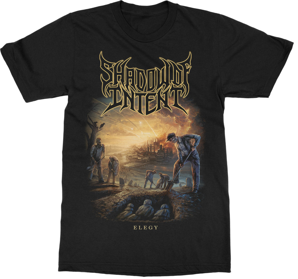 Pop Shadow of Intent Band Graphic Cotton T-shirt Unisex Summer Short Sleeve Fashion Brand Tee Luxury Casual Vintage Retro Top
