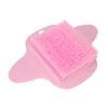 Foot Brush with Suction Cup Wall Mounted Foot Scrubber Sole Cleaning Massage Exfoliation Brush Pink