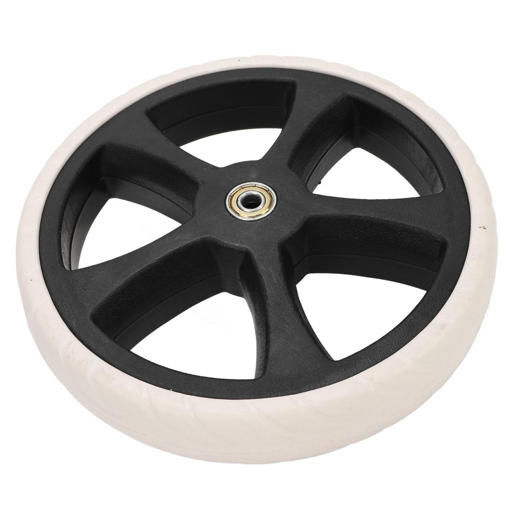 7.8in Utskiftbart Handlevognhjul Stille Innebygd Kulelager Støtdemping Dagligvarevogn