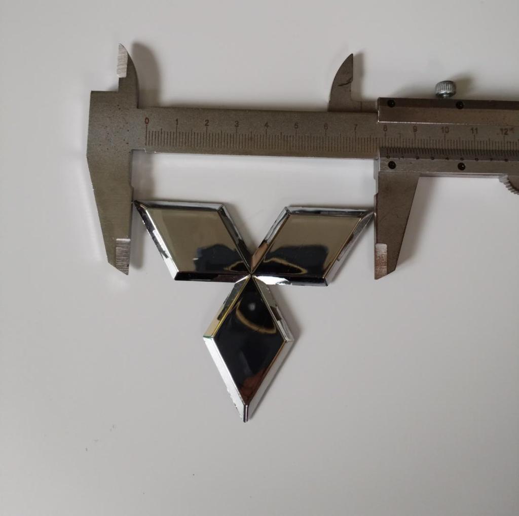 Mitsubishi Emblem Stickers for Lancer, EX Lingyue, Lingpai, Outlander: Front, Rear, and Steering Wheel