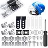 31Pcs Football Helmets Repair Kits Hockey Helmets Replacement Part Multipurpose Hockey Hard Hat Hardware Kit