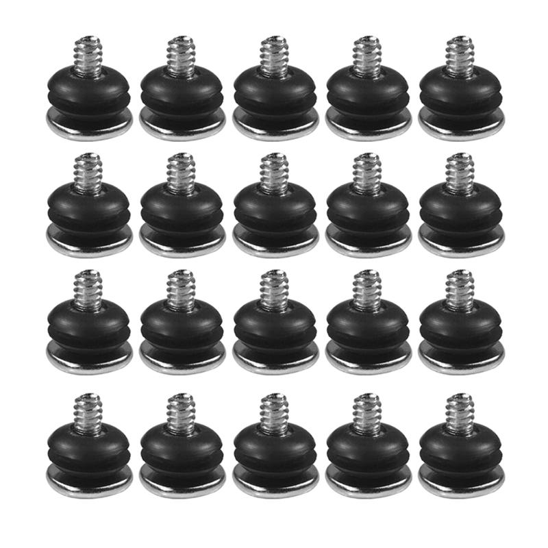 20pcs Computer for Case Shockproof Screws Shockproof Shock Absorption Screws for 3.5-inch HDD Screw Kit 1
