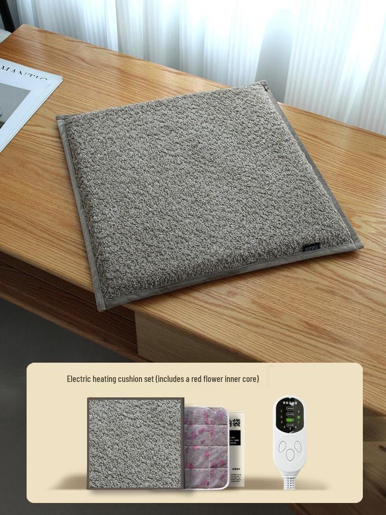 Wormwood Heated Seat Cushion with Moxibustion Therapy - Electric Heating Pad for Office Chairs