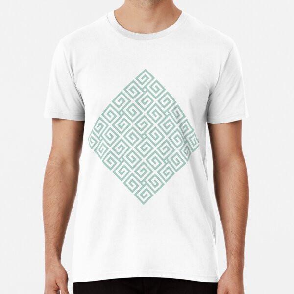 green diamond abstract line pattern S to 5XL Made in the AU/USA T-Shirt