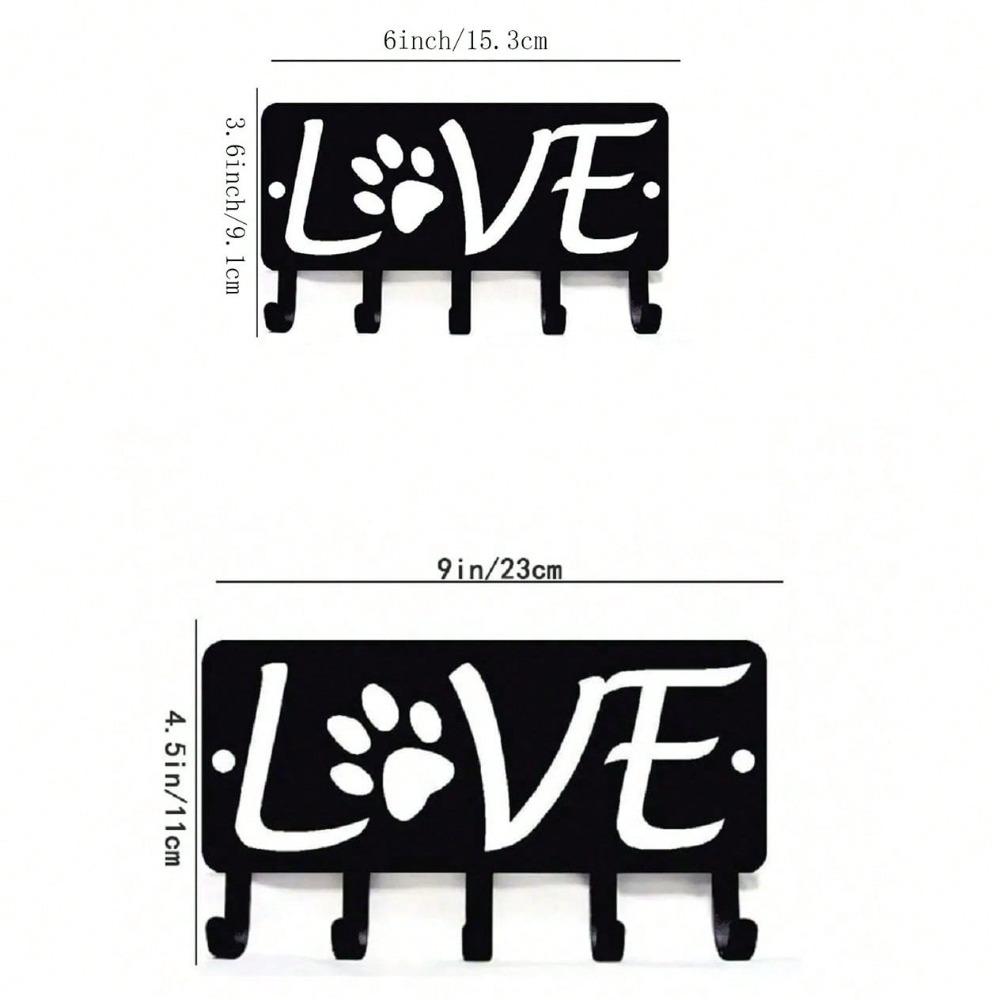 

Modern Black Metal Wall Hooks, Minimalist Coat Rack for Hallway, Kitchen Utensil Holder, Bathroom Towel Hanger, Living Room Home Decor TY2108-9in+TY2108-6in разноцветный