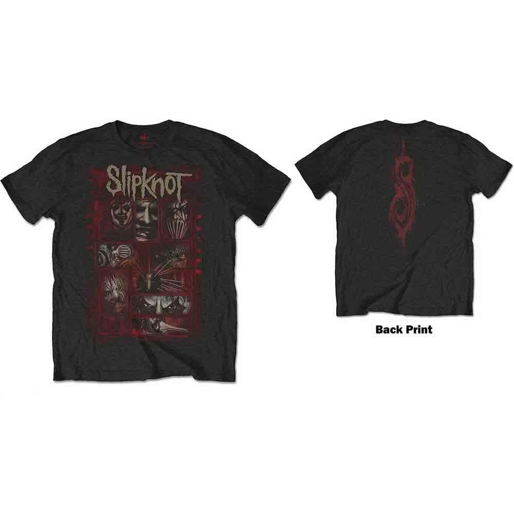 Band Monkey Slipknot Unisex TShirt Sketch Boxes (Back Print) S