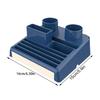 Multiple Compartment Car Wrap Tool Organizer Box with Not Slip Base Tinting Tools Storage for Tint Film Scraper & Heat Tool