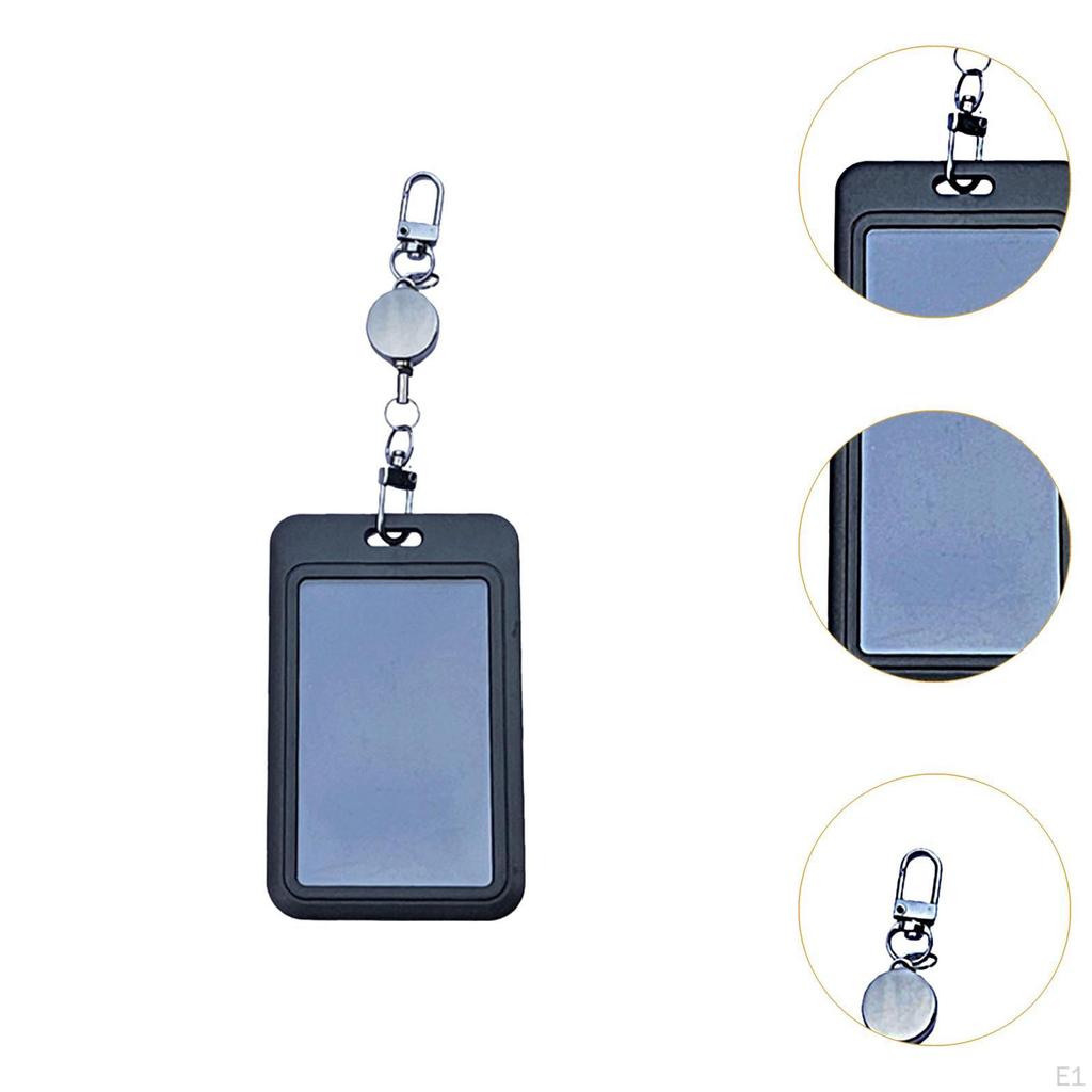 ID Badge Holder with Retractable Feature for Name Tags In Factories And Schools