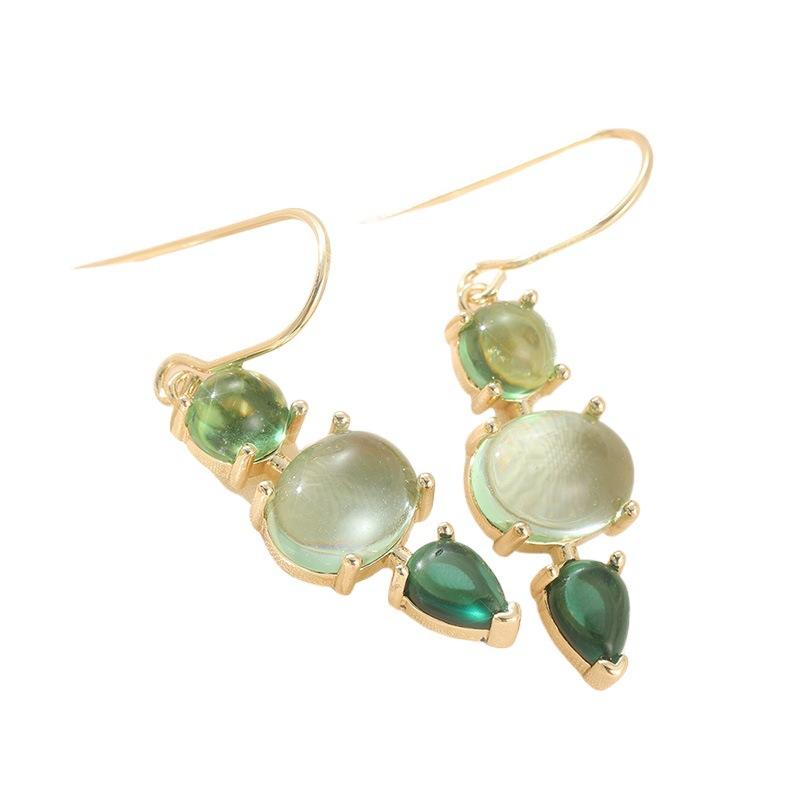 European and American personalized copper earrings avant-garde earrings